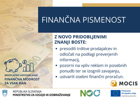 FINANČNA PISMENOST 